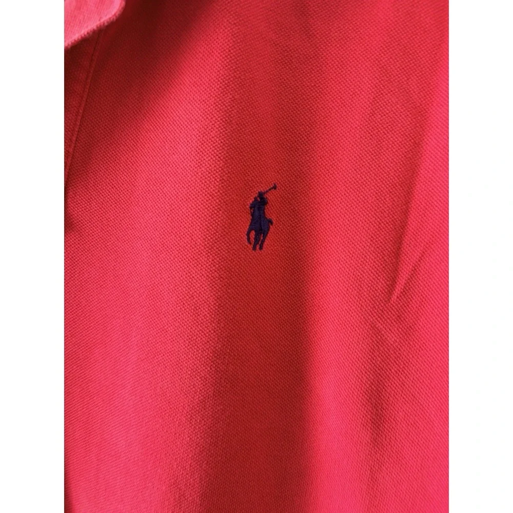 Polo Ralph Lauren Men's Red Short Sleeve Polo Shirt Classic Fit Size XL
